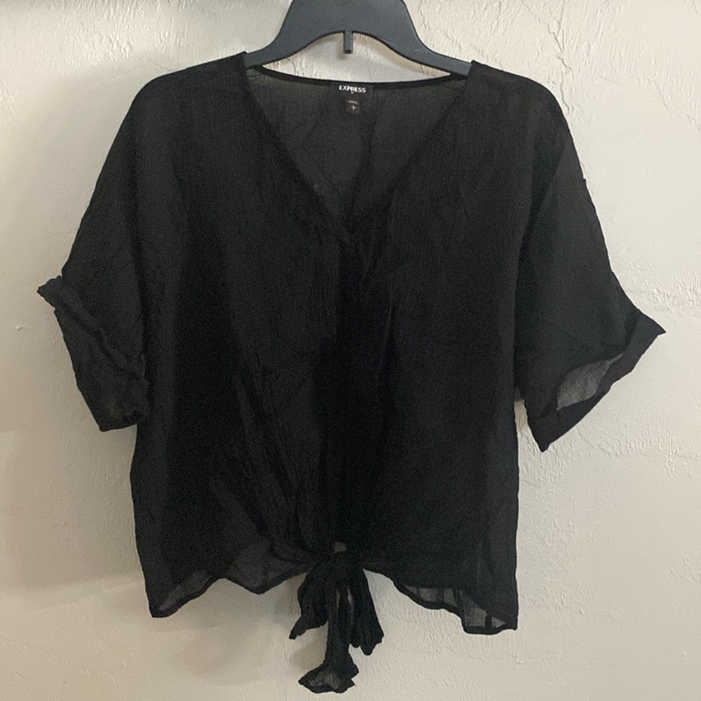 Sheer Black blouse